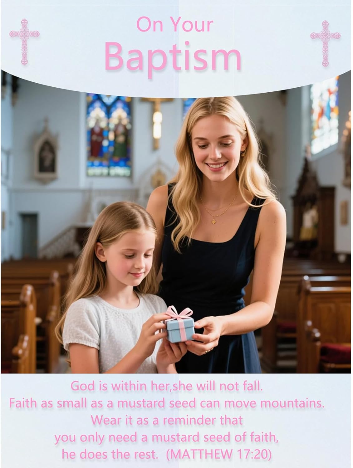 Mustard Seed Bracelet Jewelry for Women Girls Baptism Confirmation Valentine's Day Christmas Birthday Gifts - Image 6