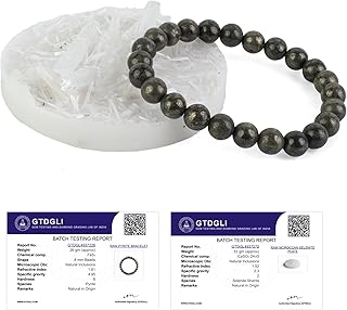 Astrotalk Raw Pyrite Bracelet | Stone of Wealth, Abundance & Protection | Pyrite Stone for Wealth, Prosperity & Good Luck...