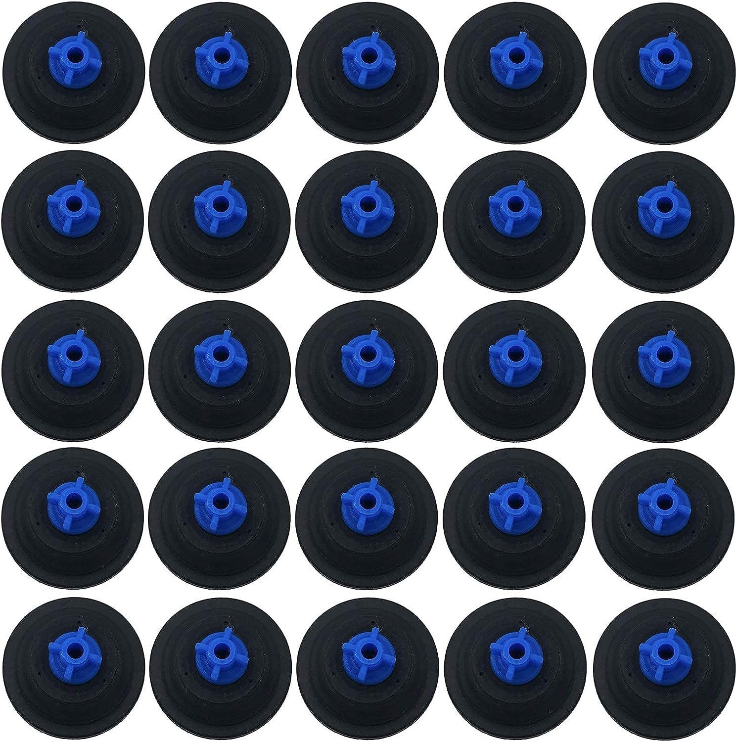 25 Pack Blue Tip Diaphragm Replacement for 823492 300202 823493 823499 Compatible with Wascomat,Huebsch,Speed Queen,Unimac Washer Washing Machine