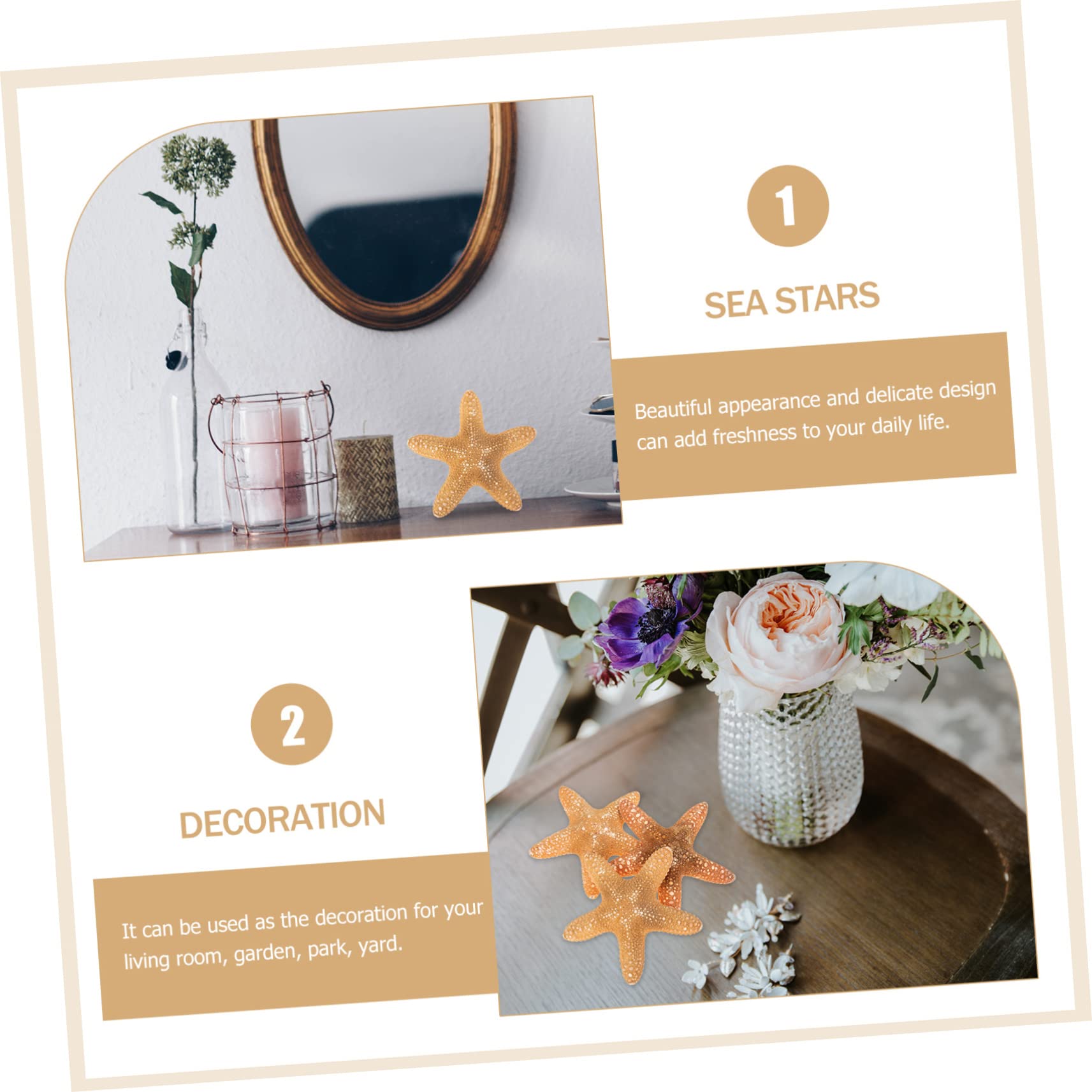 Kisangel 9piezas Decoración Natural De para y Decoración De Adornos y Ecológicos para y Bodas