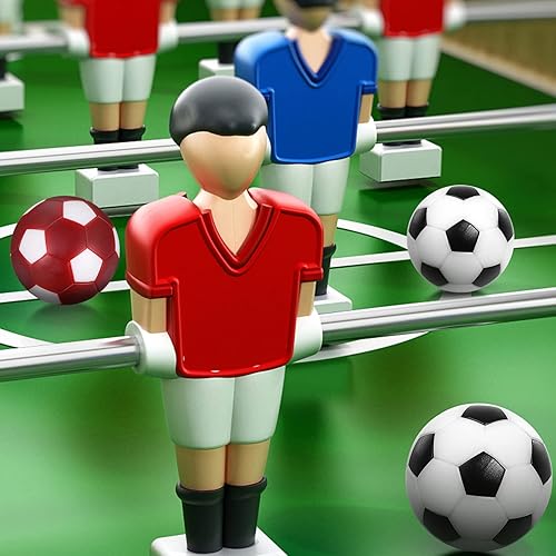 Miniatura 4 de Alipis 8 pelotas de repuesto de futbolín de fútbol para niños, mini futbolín, piezas de mesa de futbolín, juego de mesa de futbolín, accesorio de