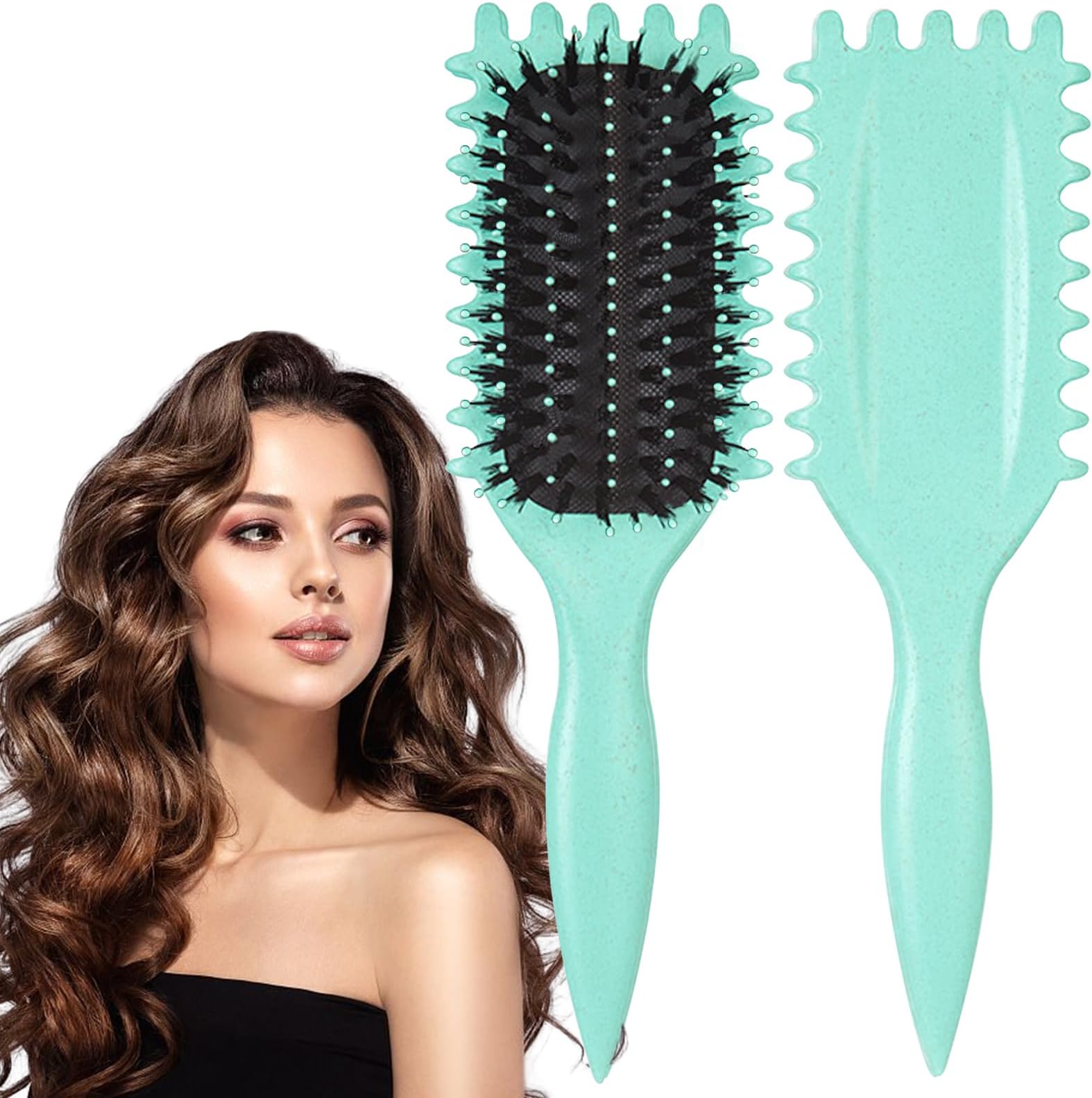Curl Defining Brush, Curl Hair Brush, Curl Define Styling Brush, Reduce Pulling (1 PCS)