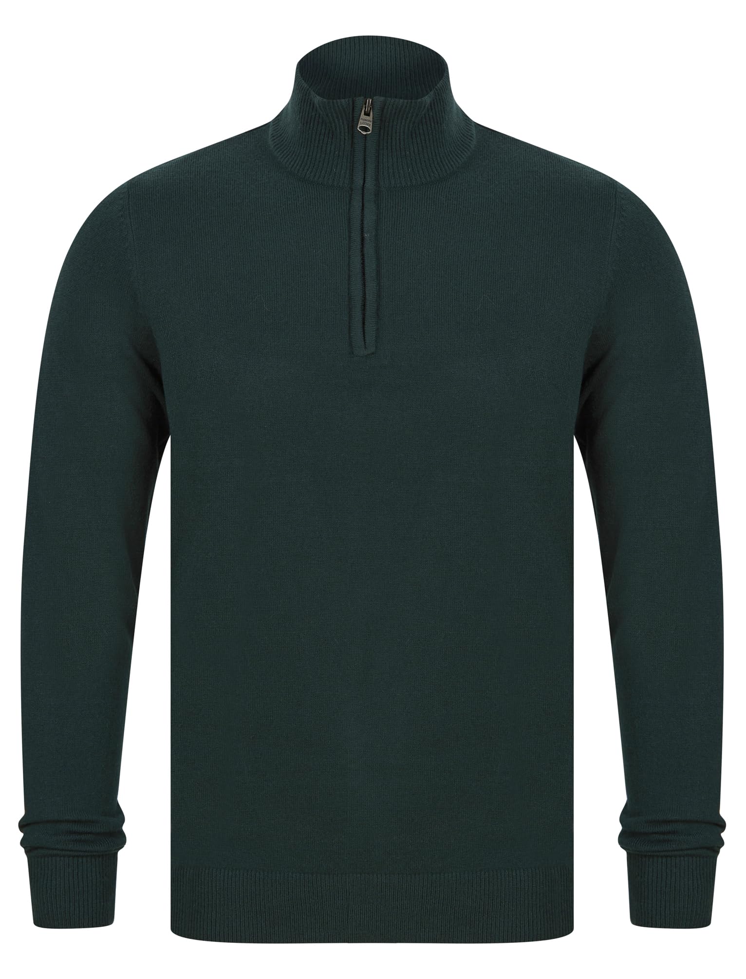 Kensington Eastside Men's Funnel Neck Quarter Zip Knitted Jumper
