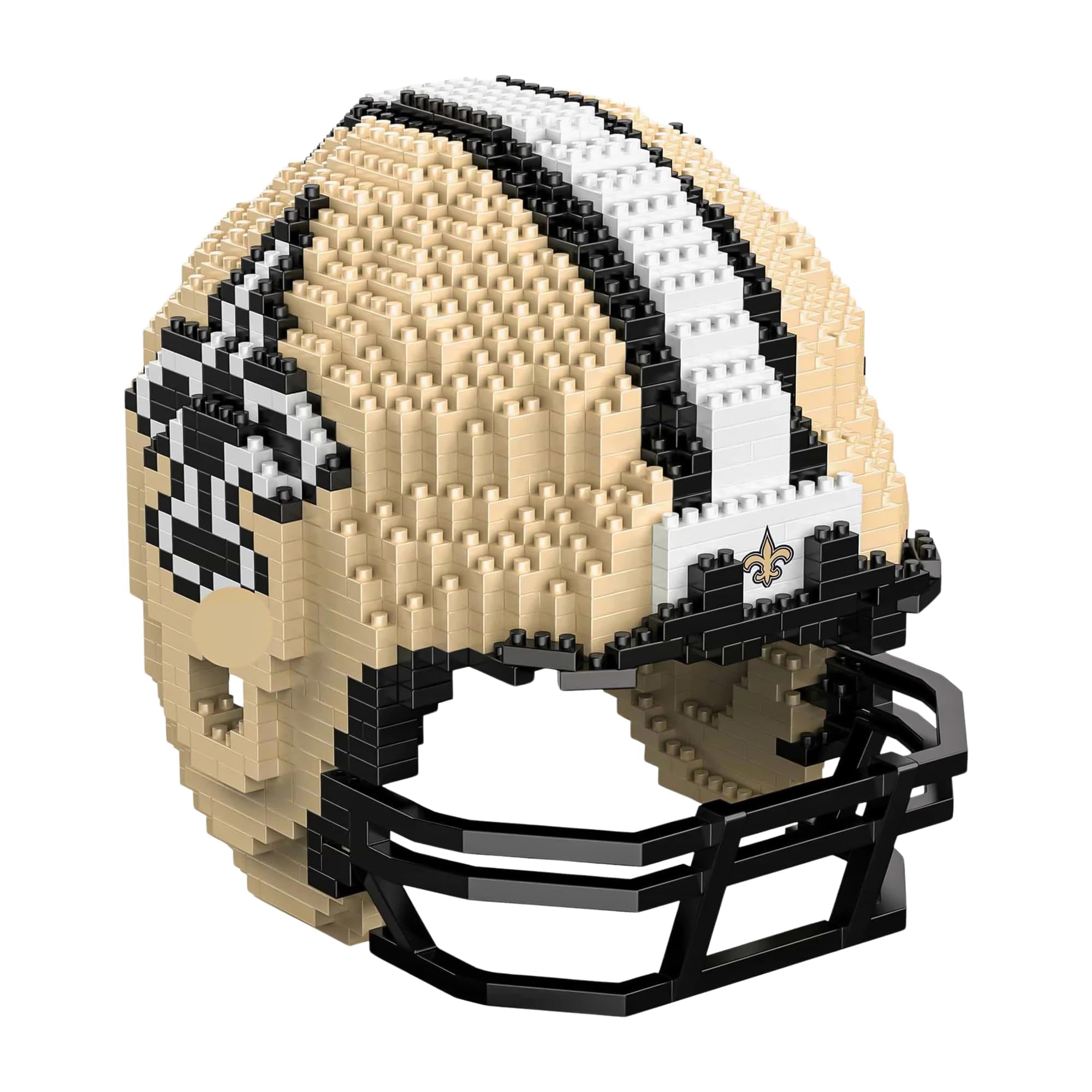 FOCO New Orleans Saints NFL 3D BRXLZ Puzzle Replica Helmet Set