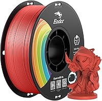Vista 26 de Creality Filamento para Impresora 3D, Filamento PLA Plus 1.75mm Arcoíris, PLA Pro Dureza Mejorada Exactitud Dimensional +/- 0.03mm, 2 * Carrete