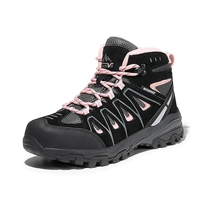 NORTIV 8 Women's Waterproof Hiking Boots Outdoor Trekking Camping Trail Hiking Boot Seeker