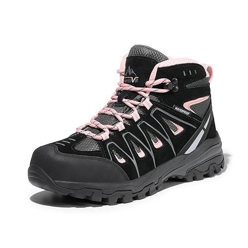 Chaussures de Randonnée Imperméables pour Femmes Bottes de Montagne Antidérapantes