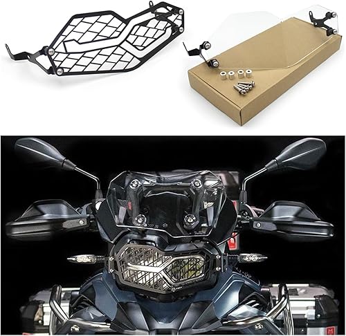 Miniatura 2 de YNTIME for BMW F850GS F750GS F 850 GS F 750 GS Motorcycle Headlight Grille Cover (Color  Clear)