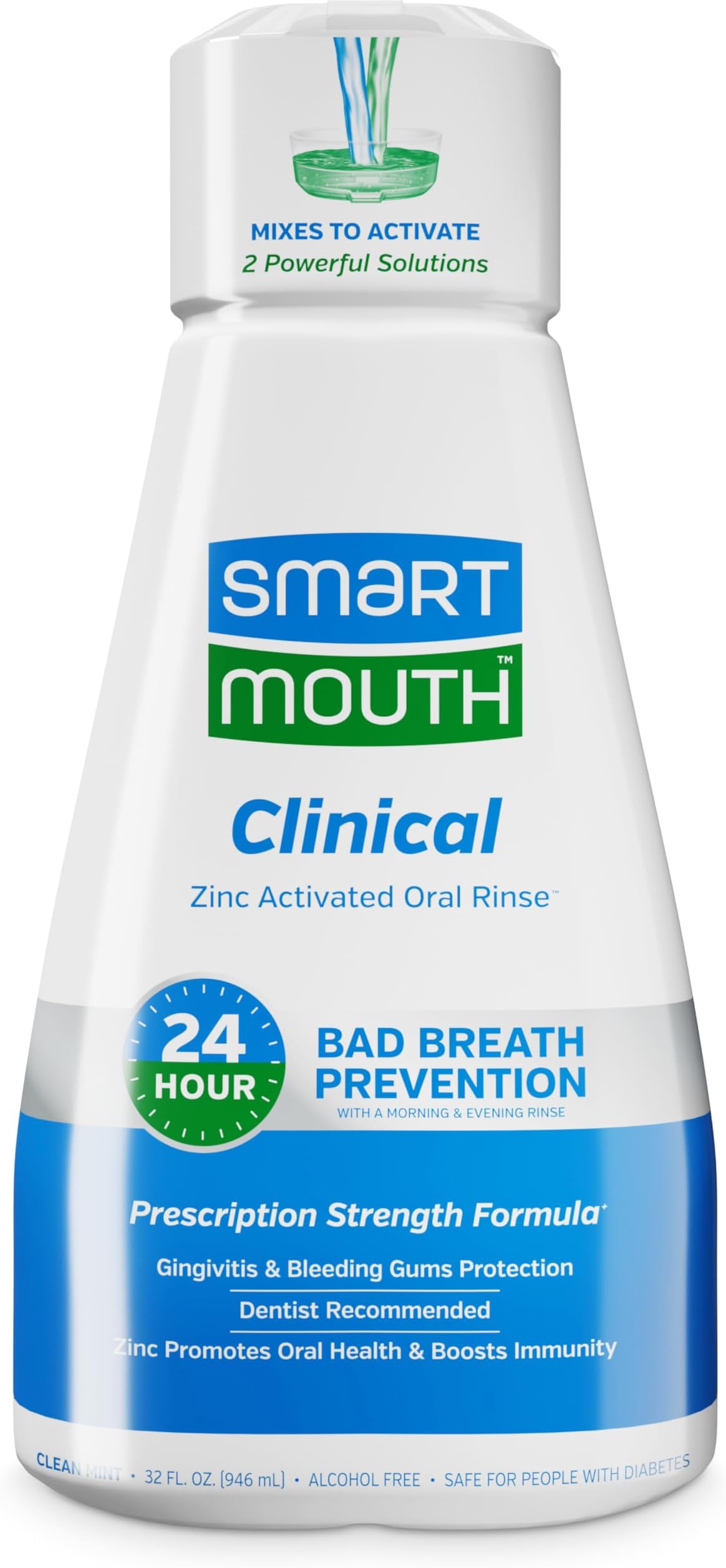 Dental Rinse Rx Amazon.com: SmartMouth Clinical DDS Activated Oral Rinse 32oz : Health ...