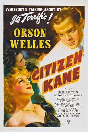 Posterazzi EVCMMDCIKAEC002H Citizen Kane Orson Welles 1941 Póster de la película Masterprint, 11 x 17