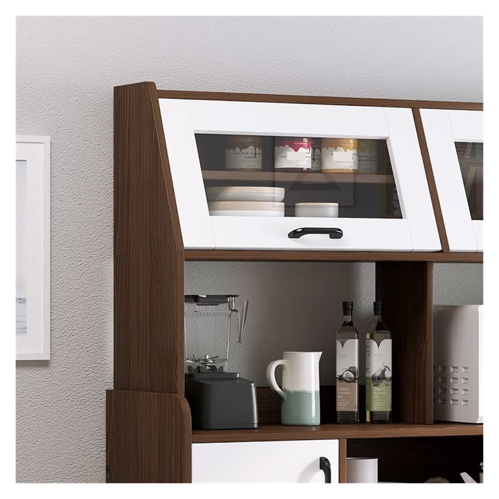 Schrank Sideboard Wohnzimmer Einfacher Teeschrank Küche Aufbewahrungschrank Haushaltsspeicher Locker Komode