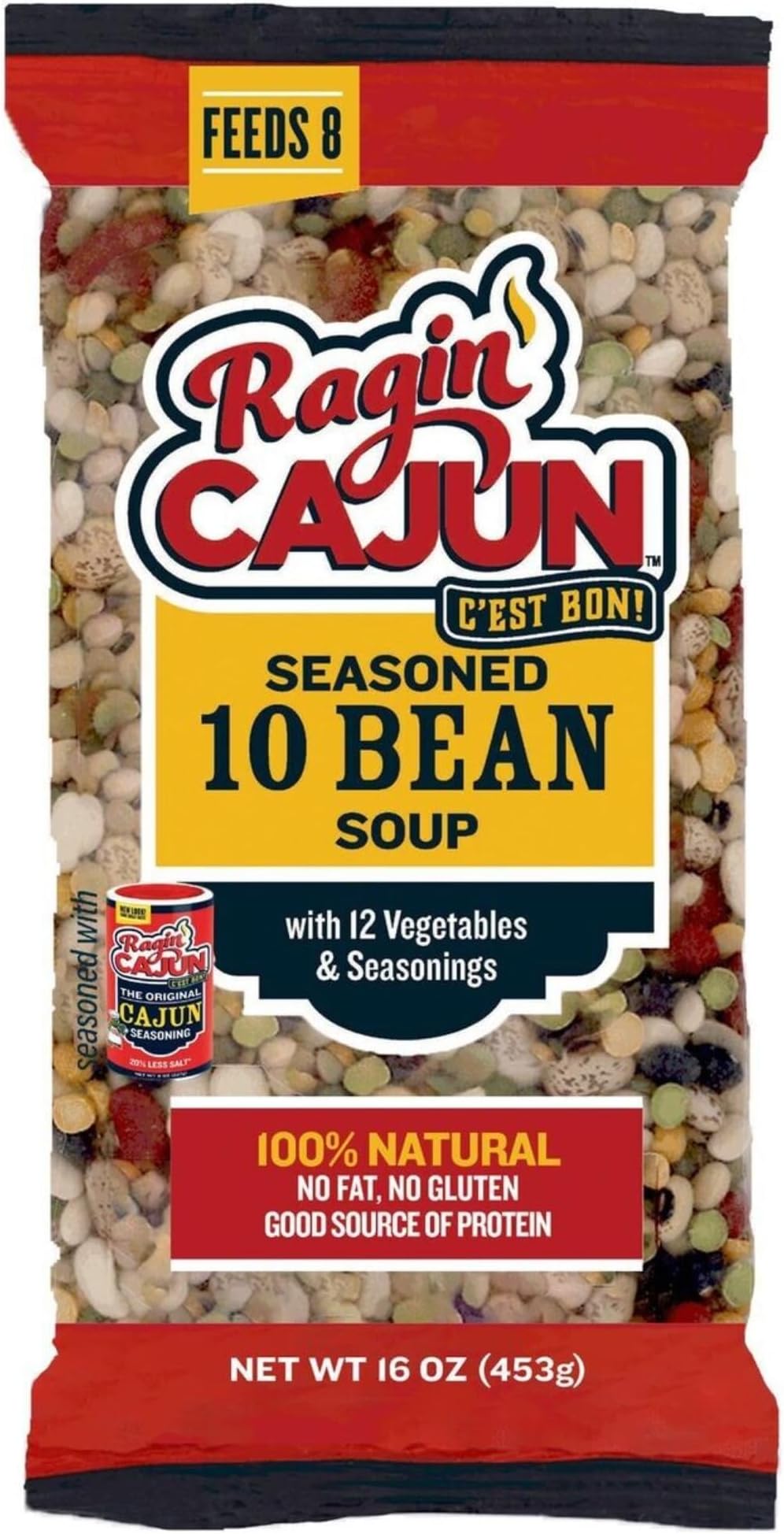 Ragin Cajun Mix Soup 10Bn & Veg 16 Oz