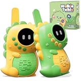 Topsolid Kids Toys Walkie Talkies for Kids 2 Pack&comma; Dinosaur Walkie Talkie with Flashlight&comma; 1000FT Range for Boys Girls Ages 3-12&comma; Outdoor Camping Hiking Gift&period;