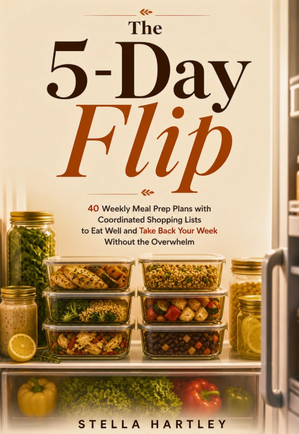 The 5-Day Flip: 40 Weekly Meal Prep Plans with Coordinated Shopping Lists to Eat Well and Take Back Your Week Without the Overwhelm