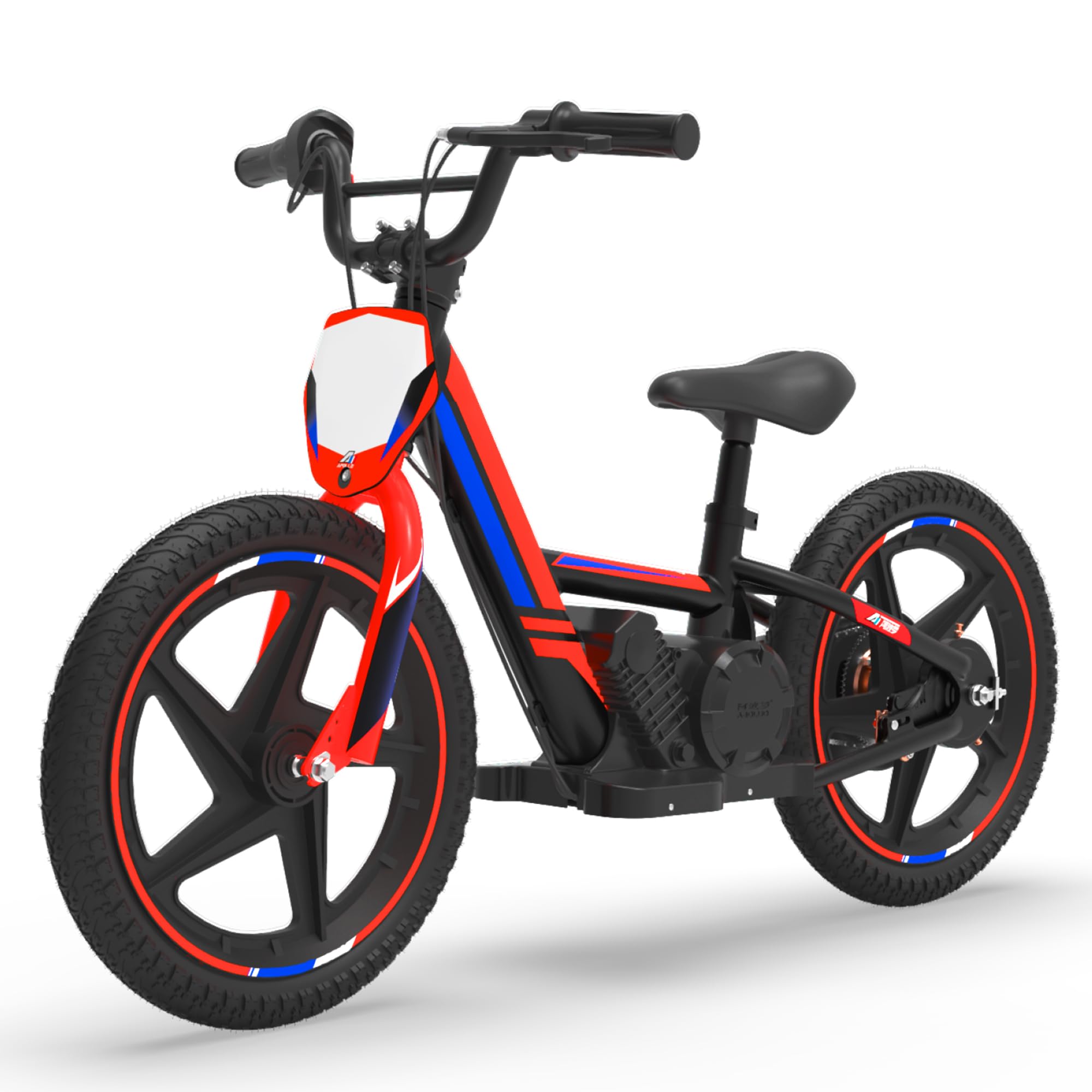 Lightweight Electric Dirt Bike for Kids, 340W Powerful Racing Grade Motorcycle Up to 12MPH, 24V Detachable Battery, 16-Inch Off-Road Tires, 3-Speed