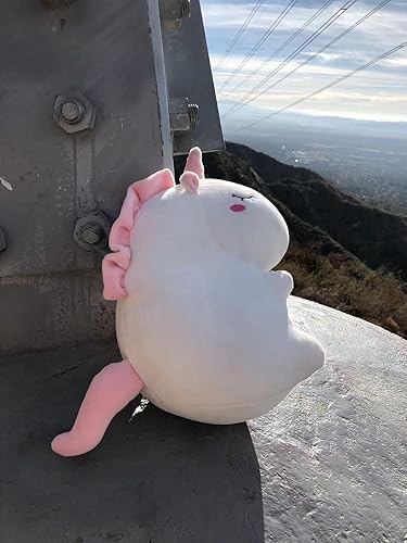 Vista 6 de Plushland Almohada de dinosaurio de felpa suave con diseño de animales de peluche, color verde, para niños, adolescentes, regalo de cumpleaños, San