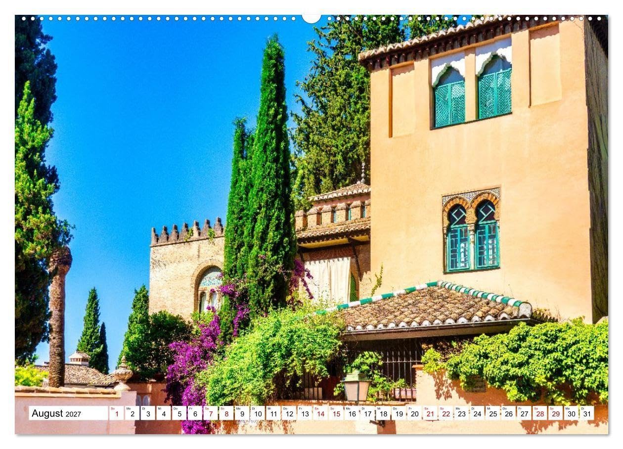 Sonniges Andalusien (hochwertiger Premium Wandkalender 2027 DIN A2 quer), Kunstdruck in Hochglanz: Andalusien besitzt eine lange und interessante ... und beeindruckende Natur. (CALVENDO Orte)