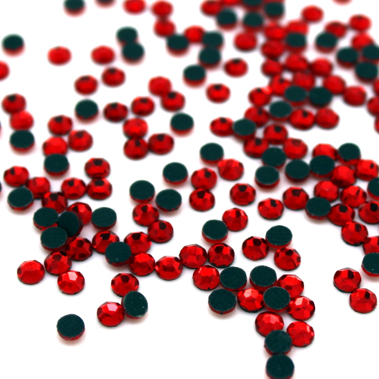 Zbella Crystal Hot Fix Rhinestones 10 Gross (1440 Stones/pkg) Hotfix Rhinestones (ss10, Orange)