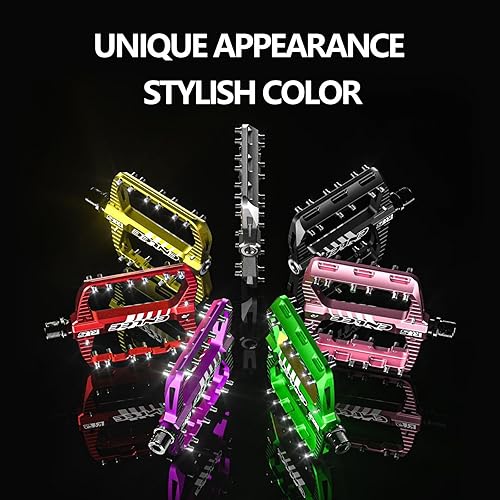 Miniatura 5 de ENLEE Pedal de bicicleta de aleación de aluminio 916, antideslizante ultraligero MTB Mountain Bike Pedal sellado 2 rodamientos pedales accesorios de