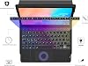 Funda con teclado para Samsung Galaxy Tab S10 Lite/S10 FE/S9 FE 10.9"/S9 11": Teclado retroiluminado de 3 zonas y 7 colores con panel táctil para tablet S10 Lite de 10.9 pulgadas - Cubierta de teclado inalámbrico desmontable con porta lápiz 7