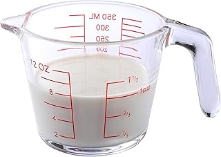 Glass Measuring Cup For Baking and Cooking, Dishwasher, Freezer, Microwave and Oven Safe, kitchen Essentials Tools