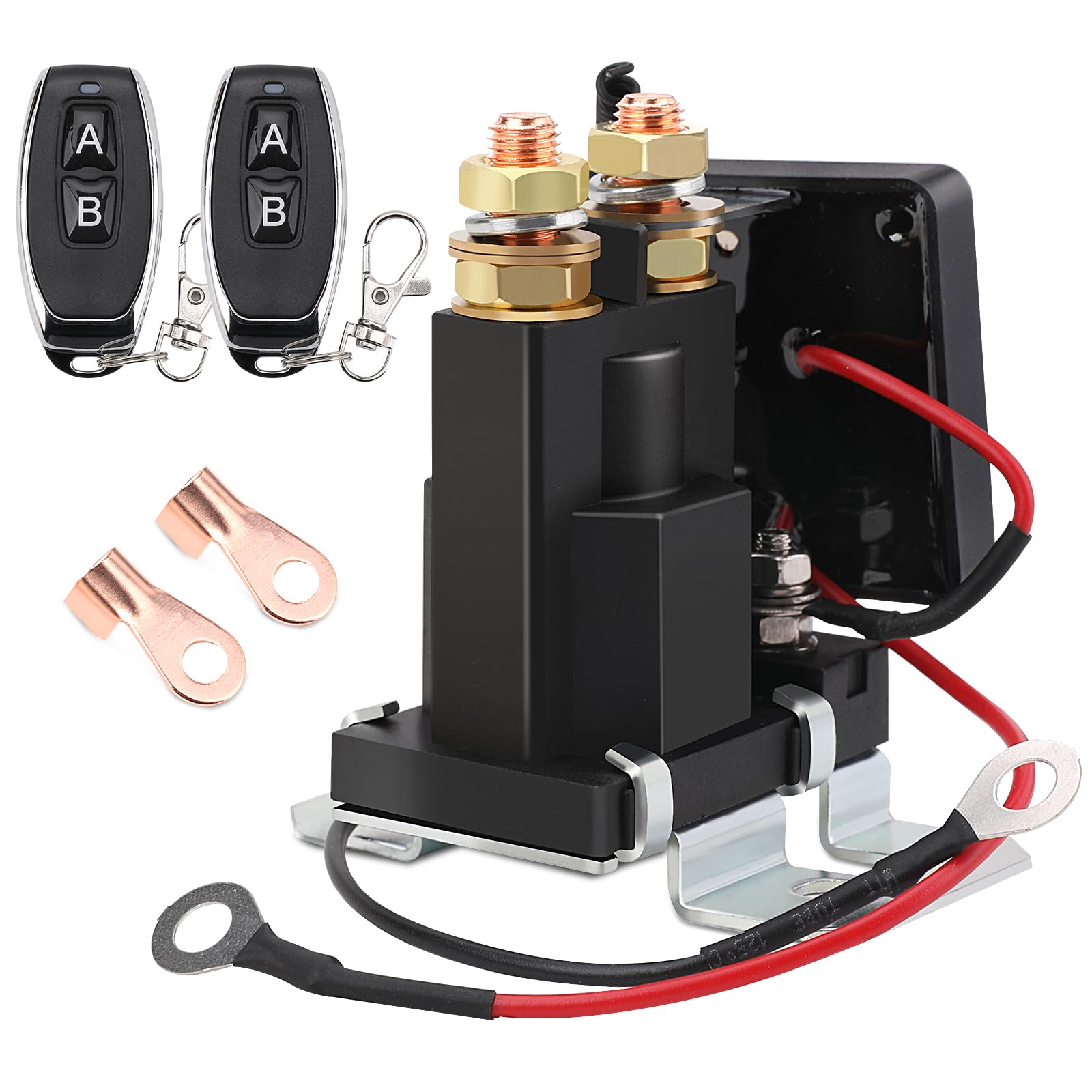 Snapklik.com : High Current Battery Disconnect Switch Remote Kill ...