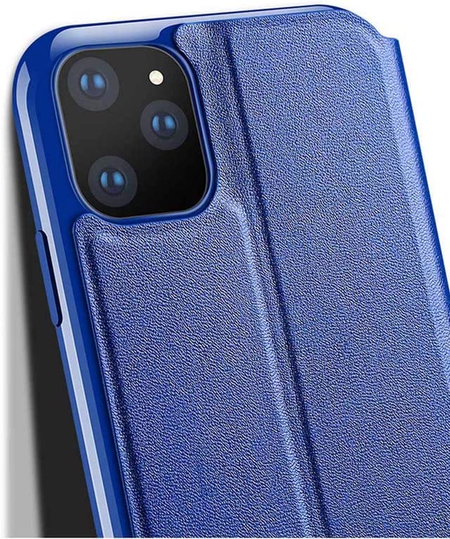 Étui rabat iPhone 11 antichoc protection cuir tout compris GUMMMY