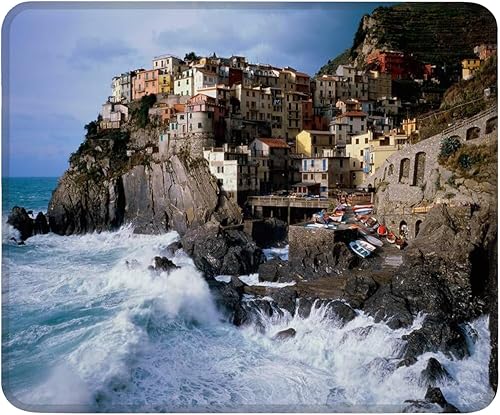 Miniatura 4 de Alfombrilla de mouse con base de goma antideslizante, alfombrilla de mouse cuadrada personalizada para computadora portátil, oficina, hogar y