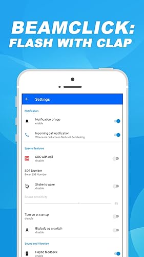 Beam Click Flash with Clap