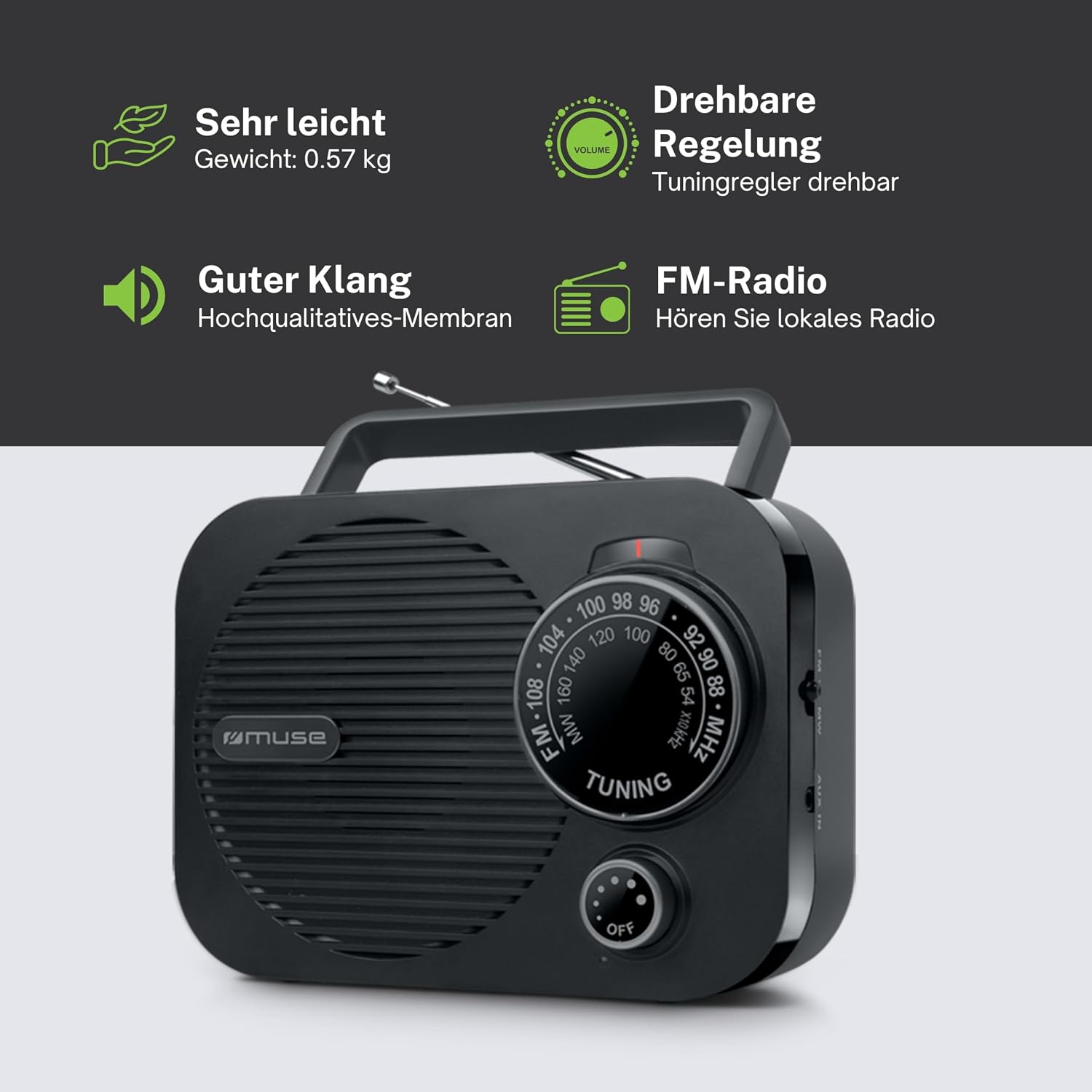M-050 R Radio AM FM FM 88 - MW 540 - Sonstiges/Radios