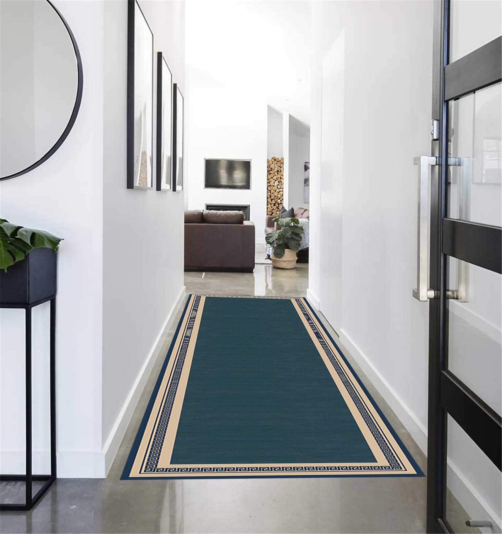 Tapis De Couloir 3D Motif Marée - 140x1000 Cm - Antidérapant Et Lavable - Pour Escaliers, Salon, Balcon