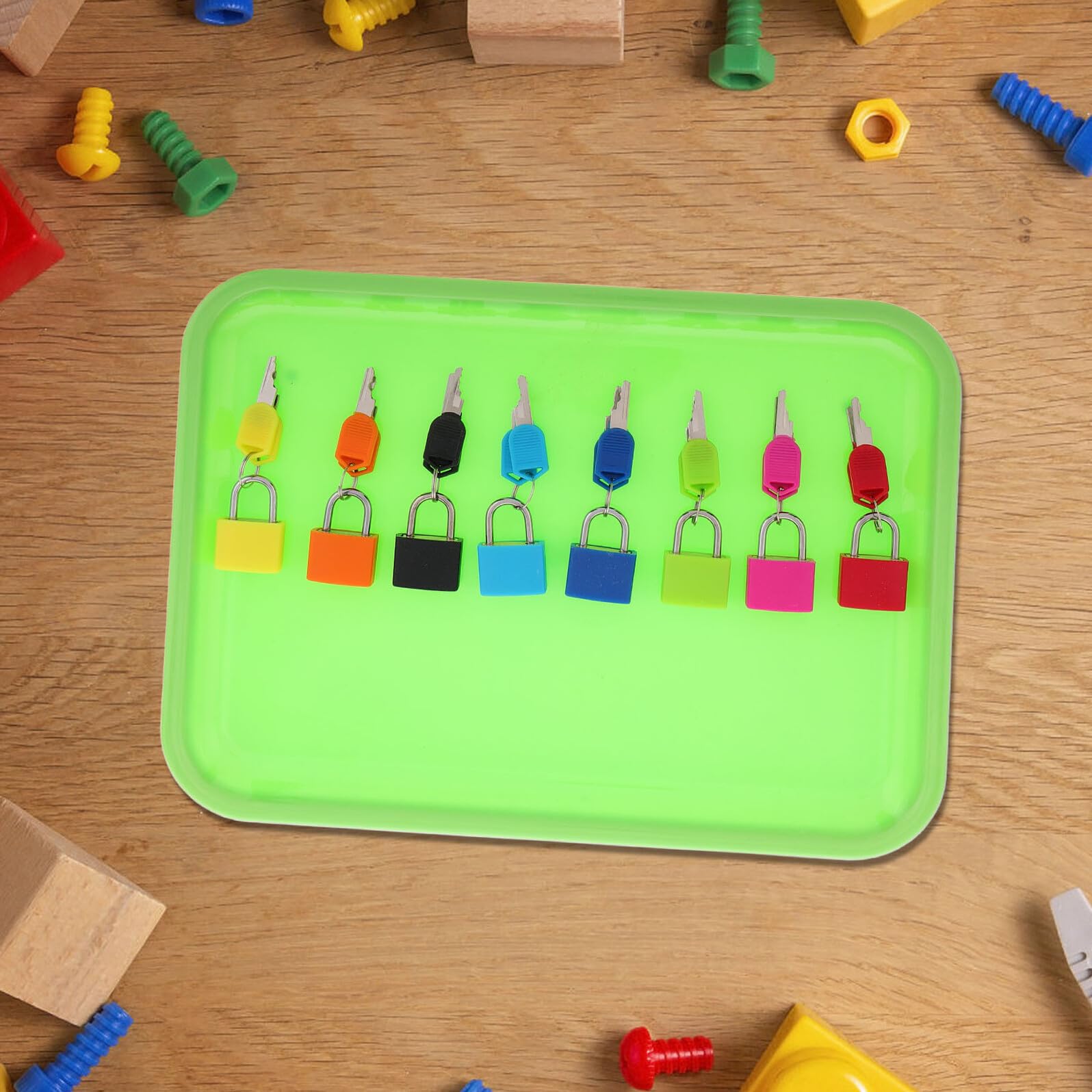 Hohopeti Juguete Montessori Cerradura y Llave, Juguetes Decoracion Colegio