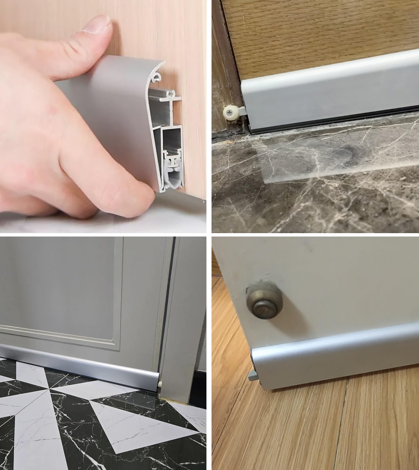 Burlete Puerta Entrada Guía de Burletes de Barrido para Puertas Comerciales