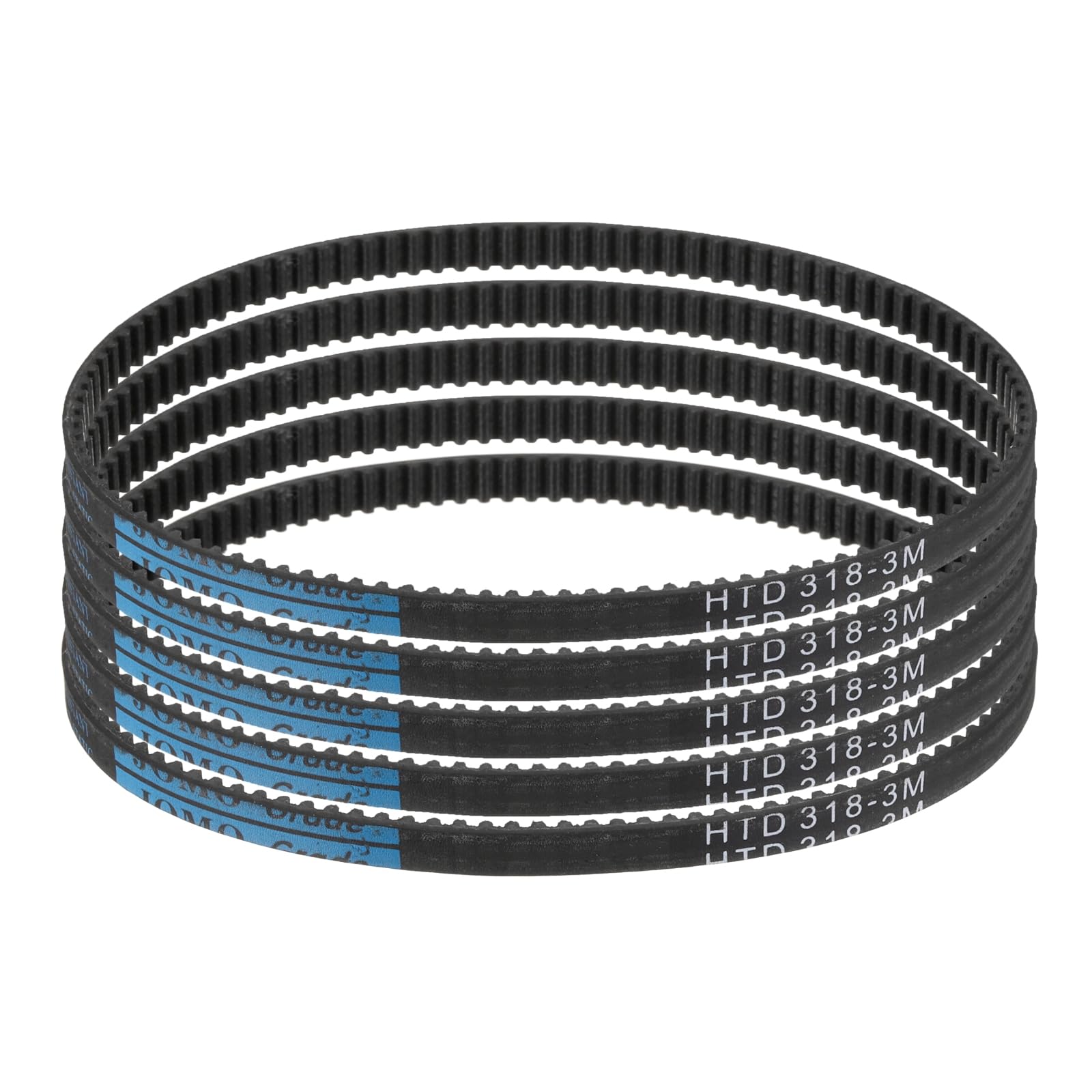 uxcell 5pcs HTD-3M Rubber Timing Belt 67 Teeth, 201mm L x 6mm Wd x 2.4mm H — Amazon image 12