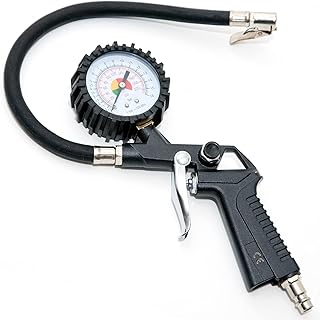 Reifenfüllmesser passt für Kompressoren, Arbeitsdruck bis 12 bar, mit Manometer