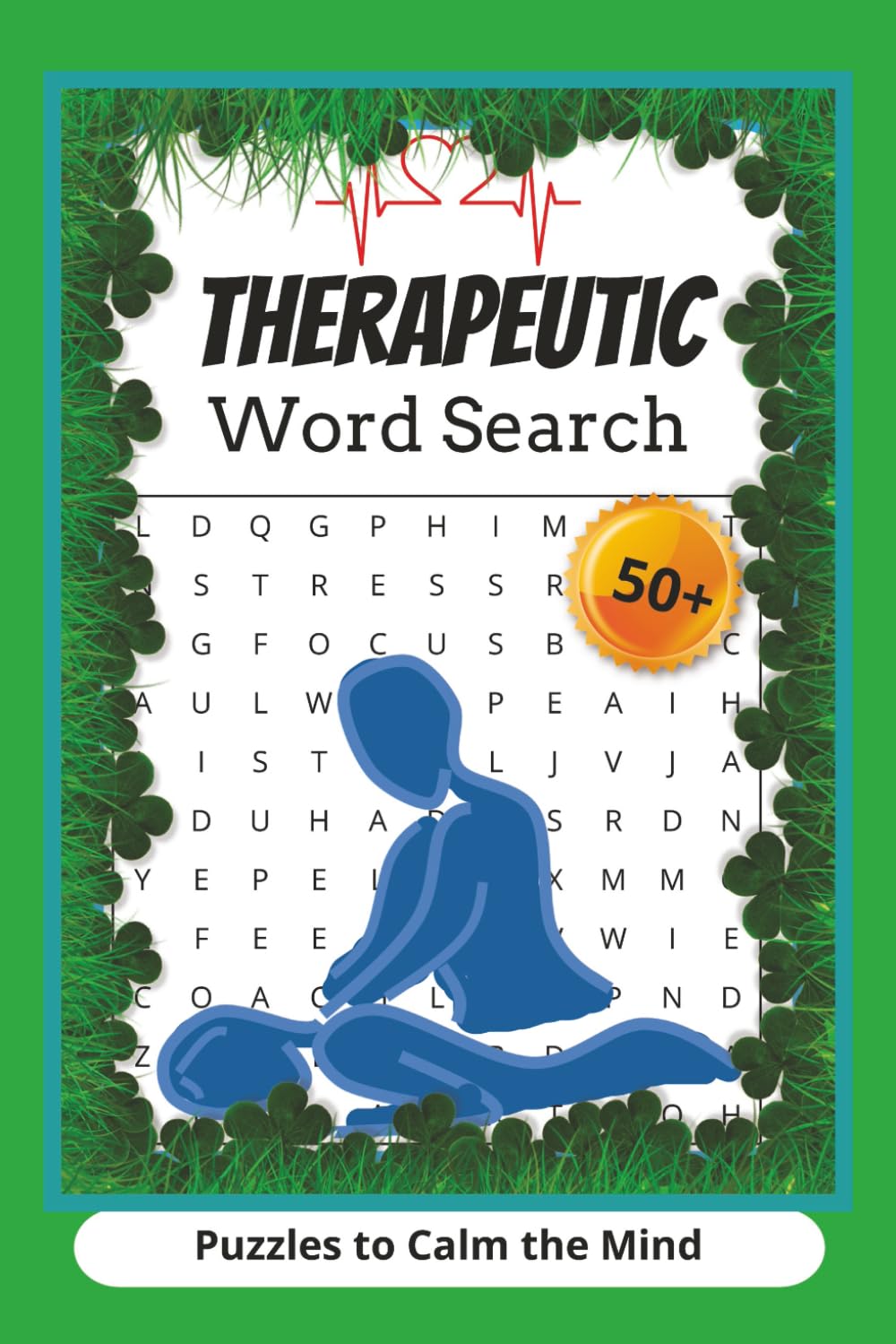 Therapeutic Word Search: Word Searches with Easy to Read Print to Calm the Mind | 6x9 inches, 120 Pages | 50+ Puzzles... Gift for ADHD, Holidays, and Realaxation