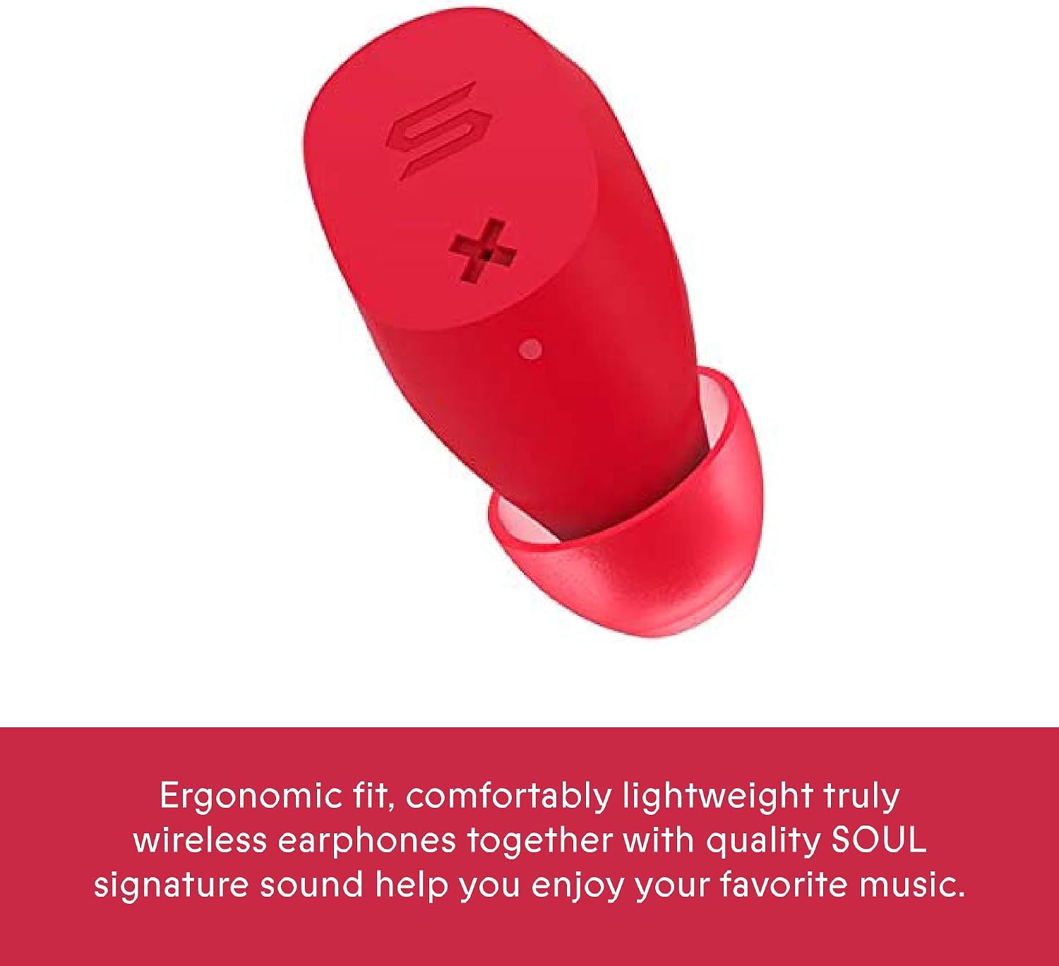 Soul Electronics ST-XX Superior High Performance True Wireless Earphone, Bluetooth 5.0 Earbuds IPX5 Waterproof Noise Cancelling Headphones Built-in Microphones for iPhone iPad Android Tablets Laptop