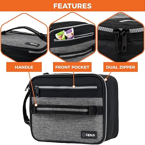 Miniatura 6 de OPUX lonchera térmica para hombres y mujeres, lonchera escolar para niños y niñas, compacta, para adultos, trabajo, oficina, a prueba de fugas, 4