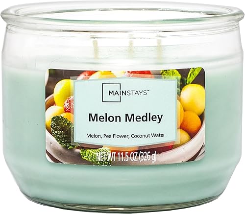 Miniatura 3 de Mainstays - Vela perfumada de 11.5 onzas, paquete de 2 unidades (manzana mora)