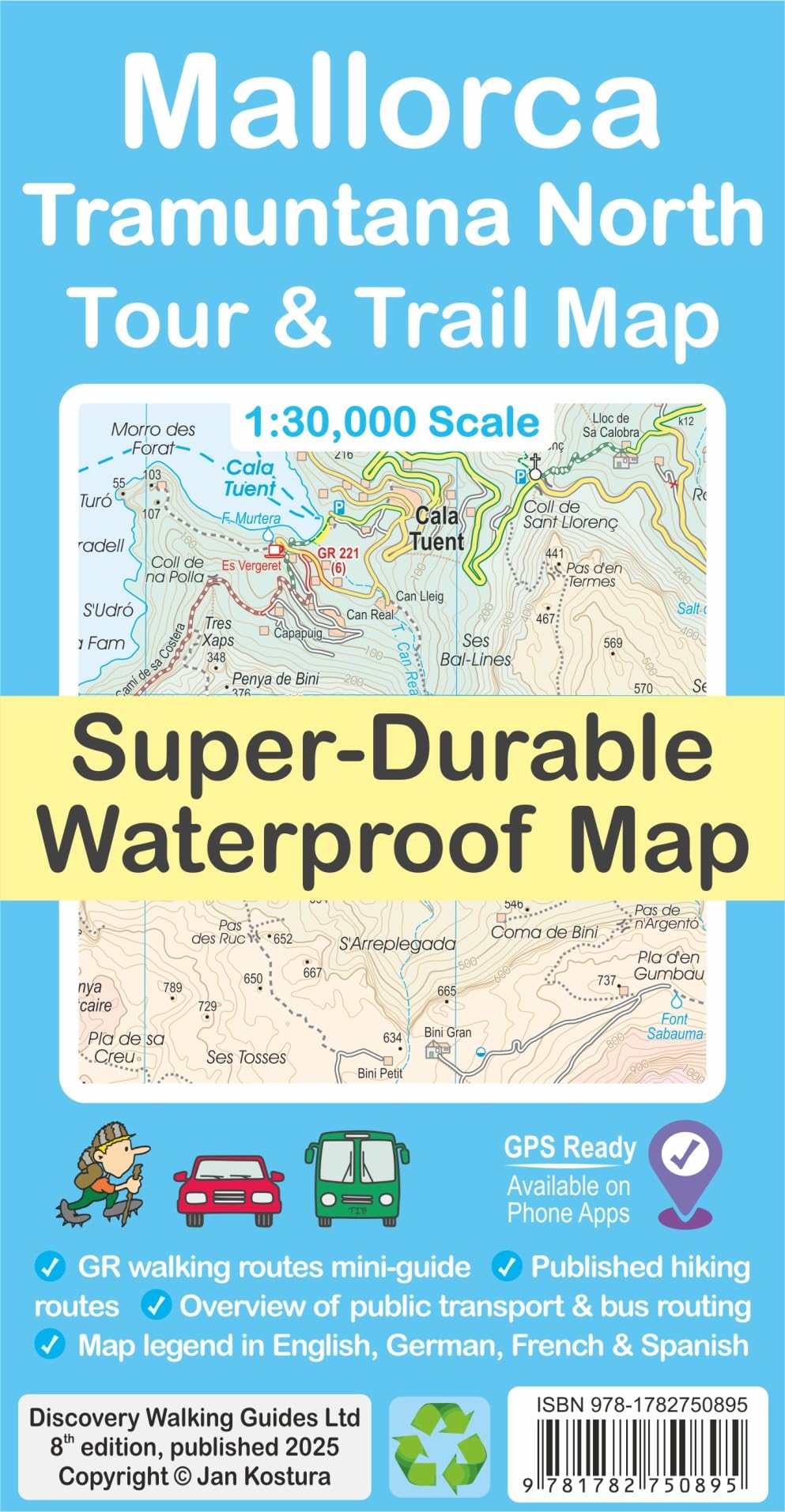 Mallorca - Tramuntana North Tour & Trail Map