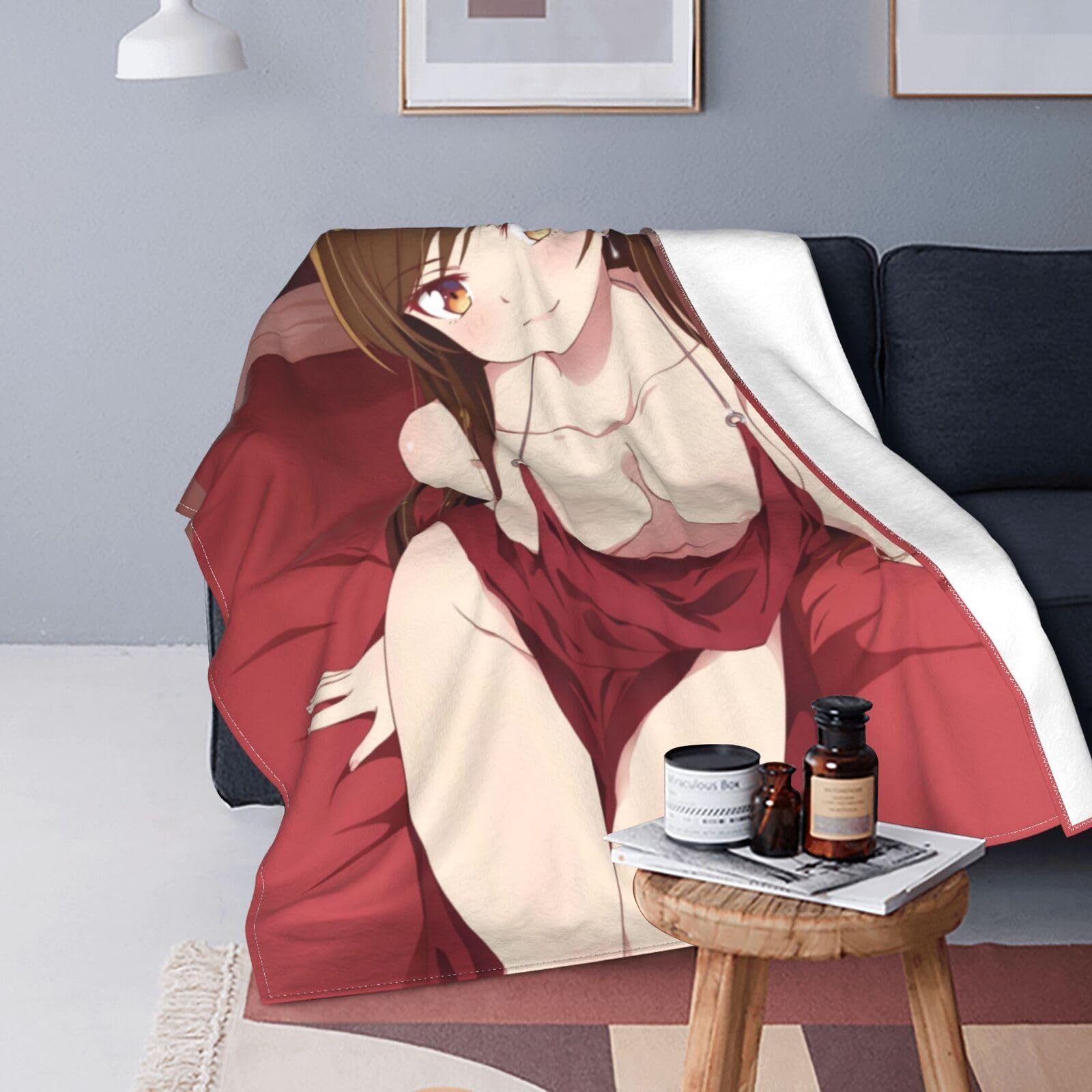 Amazon｜ブランケット 毛布 もうふ 彼女、お借りします かのかり 水原