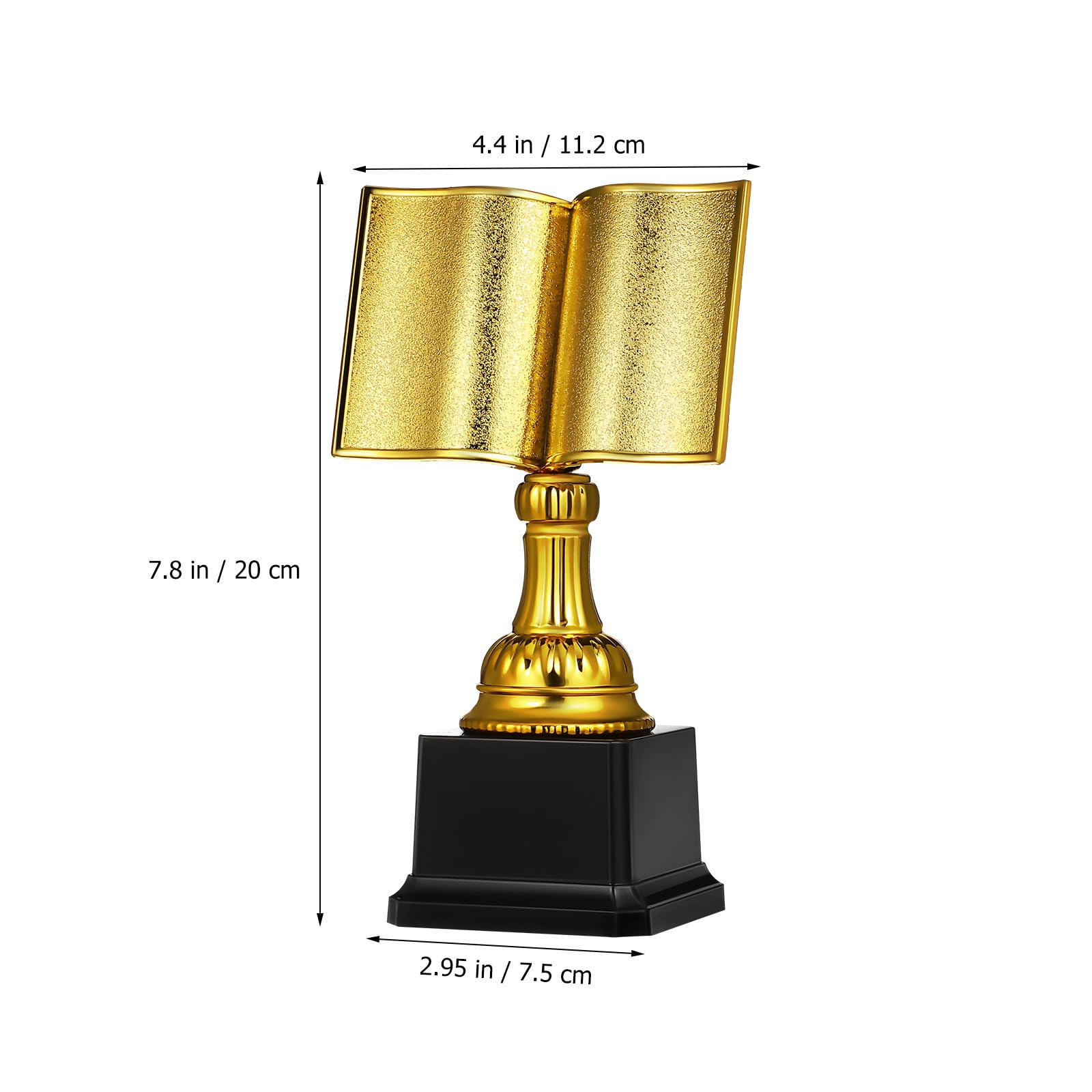 ABOOFAN Multifunktionstrophäe Gold Kunststoff Pokal Lesewettbewerbsbedarf Preis Für Gewinner Im Lesewettbewerb