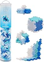 Vista 18 de Plus Plus Bloques de construcción entrelazados de 240 piezas para niños, juguetes de conexión de extremo abierto, mini manipulativos Stem Bin