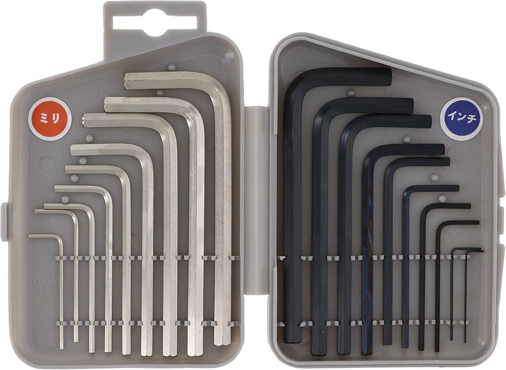 Amazon | 髙儀(Takagi) GISUKE 六角棒レンチ 19本組 (インチ+