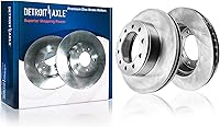 Vista 23 de Detroit Axle - Rotores de freno delantero para Mazda 3 2004-2013, Mazda 3 Sport 2010 2012-2013, reemplazo de rotores de freno de disco: rotor