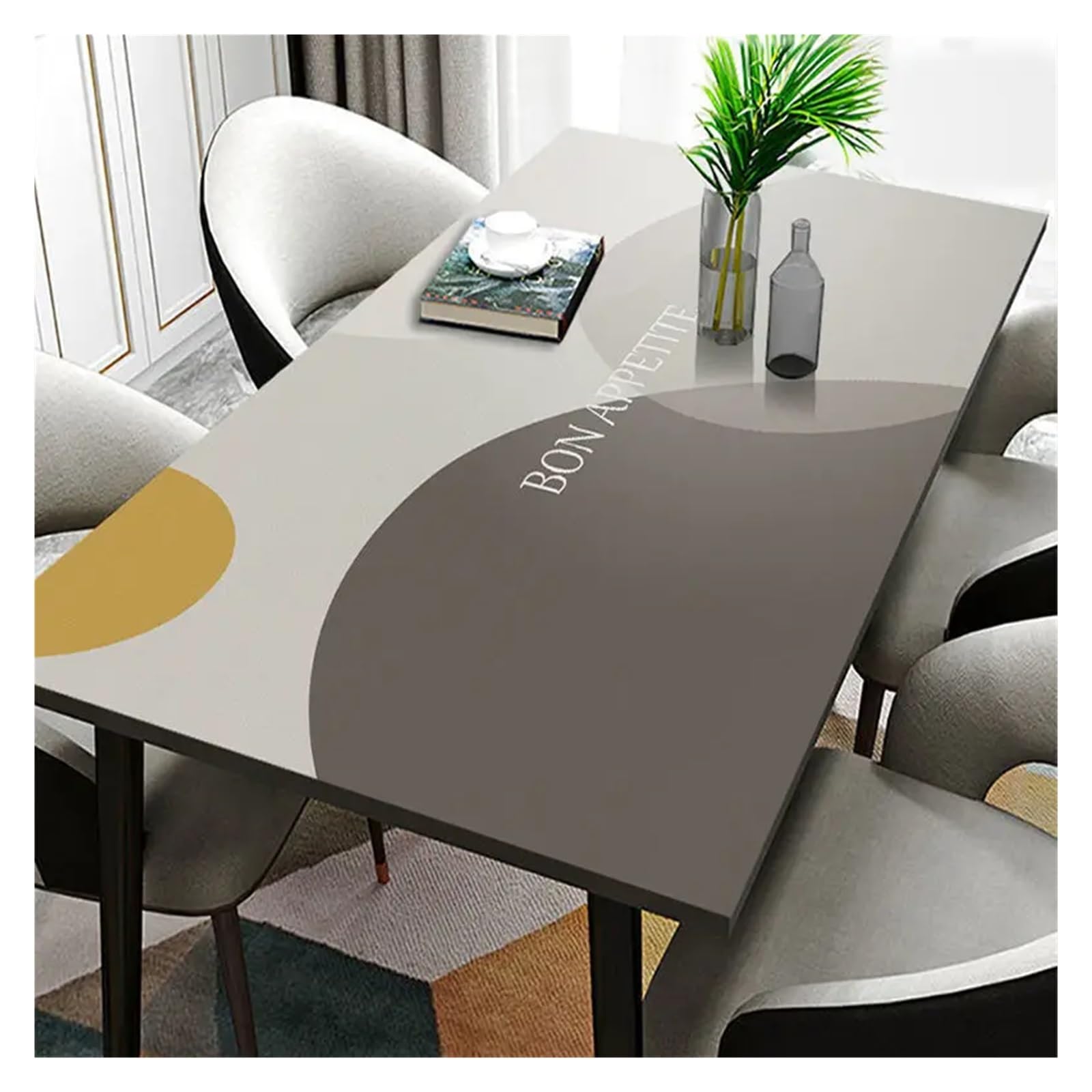 Tappetino da scrivania in pelle Tovaglie Tovagliette Copritavolo Impermeabile Telo Protettivo for Mobili Sottobicchieri Tappetino Dec(6,90x120cm)