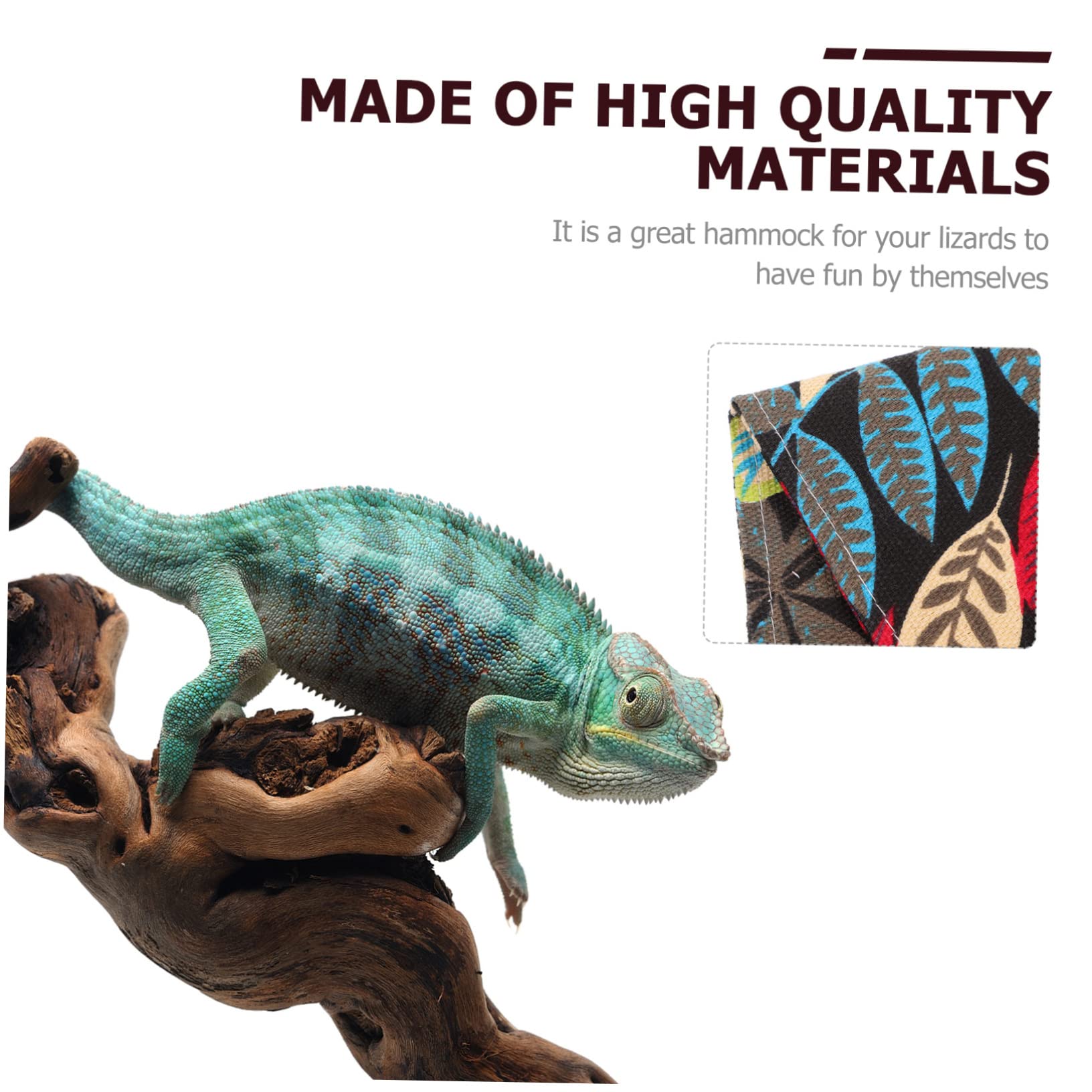 Toddmomy Eidechsen Hängematte - Atmungsaktives Ruhebett Für Bartagamen & Reptilien