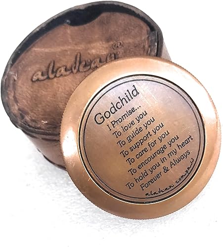 Miniatura 3 de Regalo para ahijado brújula  Godson Goddaughter  I Promise to Love You Bautismo, regalo de confirmación de comunión cristiana, regalos de cumpleaños
