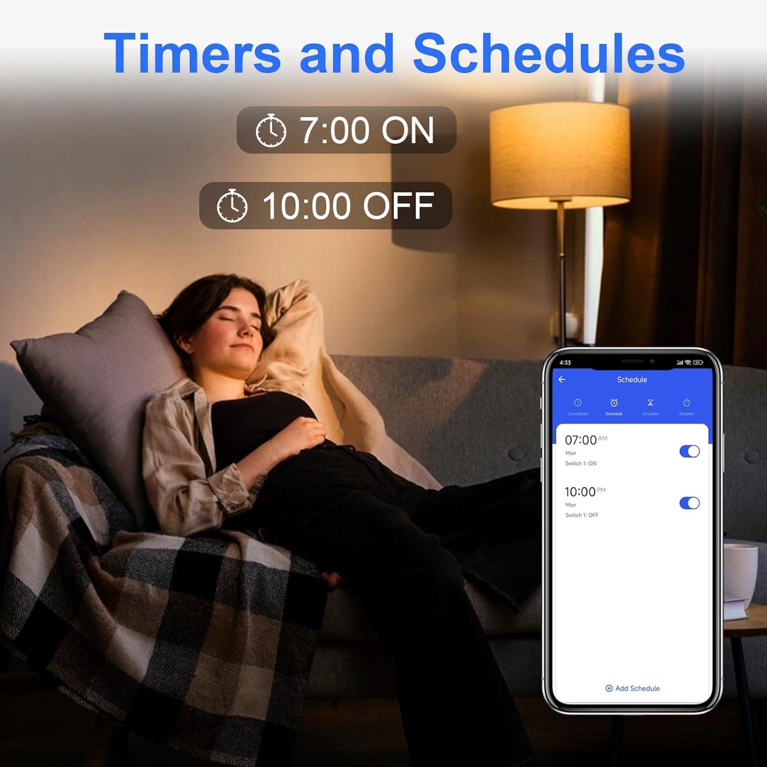 ANTELA Interruptor de relé inteligente WiFi y Bluetooth 10 A 1 canal, compatible con Alexa, aplicación Smart Life, temporizador y cuenta atrás, 2,4 GHz, 8 unidades