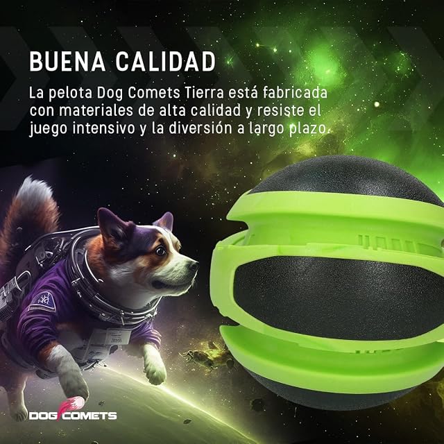 Foto 2 de 5 de Dog Comets Pelotas De Juguete Para Perros Tierra Verde